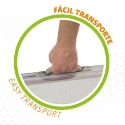 AKTIVE - Table Pliante Avec 2 Tabourets Et Poignée De Transpor, Gris -Regatta Promos Boutique aktive table pliante avec 2 tabourets et poignee de transpor gris 2