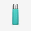 Quechua Bouteille Isotherme Inox 0,4L Avec Gobelet Pour La Randonnée - Turquoise
