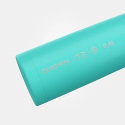 Quechua Bouteille Isotherme Inox 0,4L Avec Gobelet Pour La Randonnée - Turquoise -Regatta Promos Boutique bouteille isotherme inox 04l avec gobelet pour la randonnee turquoise 2
