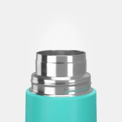 Quechua Bouteille Isotherme Inox 0,4L Avec Gobelet Pour La Randonnée - Turquoise -Regatta Promos Boutique bouteille isotherme inox 04l avec gobelet pour la randonnee turquoise 5