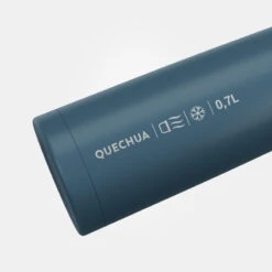 Quechua Bouteille Isotherme Inox 0,7L Avec Gobelet Pour La Randonnée - Bleu -Regatta Promos Boutique bouteille isotherme inox 07l avec gobelet pour la randonnee bleu 2