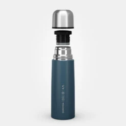 Quechua Bouteille Isotherme Inox 0,7L Avec Gobelet Pour La Randonnée - Bleu -Regatta Promos Boutique bouteille isotherme inox 07l avec gobelet pour la randonnee bleu 7
