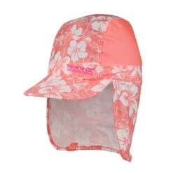 Regatta Casquette Avec Protègenuque Enfant (Rose Coquillage)