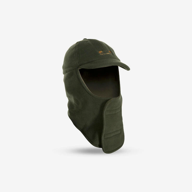 Casquette Cagoule Chasse 100 Vert 1 Casquette Cagoule Chasse 100 Vert