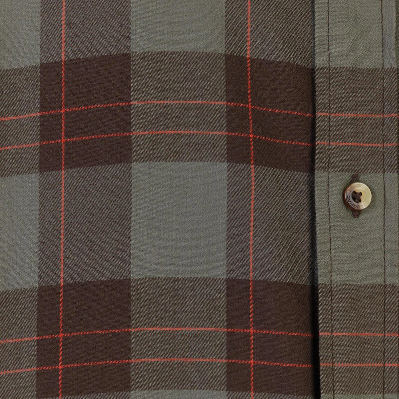Chemise Manches Longues Chasse Coton Chaude Homme - 500 Carreaux Vert 9 Chemise Manches Longues Chasse Coton Chaude Homme - 500 Carreaux Vert – Image 9