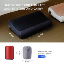 Coussin D'air Flextail Gear Zero Pillow - Beige -Regatta Promos Boutique coussin dair flextail gear zero pillow beige 6