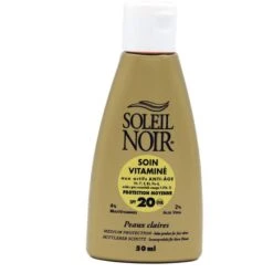 Crèmes Solaires SOLEIL NOIR Soin Vitaminé 50ml IP20