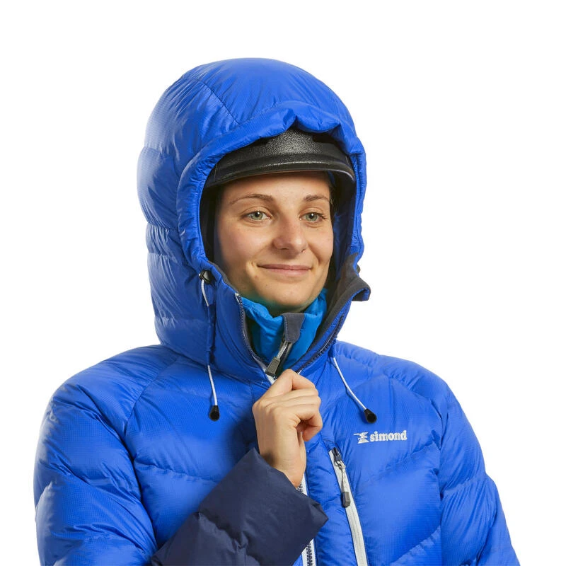 Simond Doudoune En Duvet D'alpinisme Femme - MAKALU Bleu 3 Simond Doudoune En Duvet D'alpinisme Femme - MAKALU Bleu – Image 3