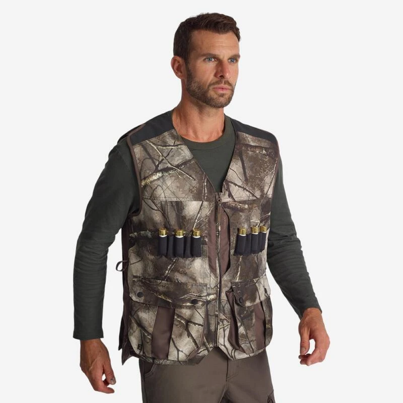 GILET CHASSE 500 CAMOUFLAGE TREEMETIC 1 GILET CHASSE 500 CAMOUFLAGE TREEMETIC