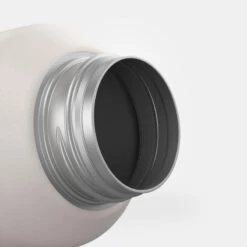 Quechua Gourde Inox 0,6L Avec Bouchon à Vis Pour La Randonnée - Blanc -Regatta Promos Boutique gourde inox 06l avec bouchon a vis pour la randonnee blanc 6