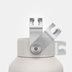 Quechua Gourde Inox 1L Avec Bouchon à Vis Pour La Randonnée - Blanc -Regatta Promos Boutique gourde inox 1l avec bouchon a vis pour la randonnee blanc 4