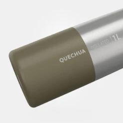 Quechua Gourde Isotherme Inox 1L Bouchon à Ouverture Rapide Pour La Randonnée - Kaki -Regatta Promos Boutique gourde isotherme inox 1l bouchon a ouverture rapide pour la randonnee kaki 2