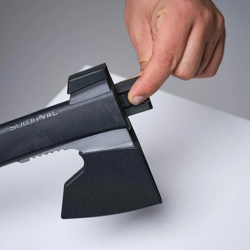 HACHE Bushcraft 35 Cm Noire 4 HACHE Bushcraft 35 Cm Noire – Image 4