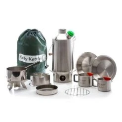 Kelly Kettle Kit 'Base Camp' Ultime - Acier Inoxydable NOUVEAU -Regatta Promos Boutique kelly kettle kit base camp ultime acier inoxydable nouveau 3