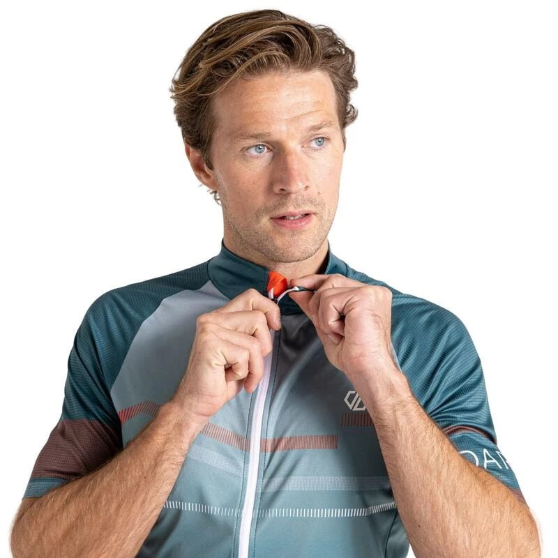 Dare 2b Maillot De Cyclisme REVOLVING Homme (Vert Méditerranéen) 3 Dare 2b Maillot De Cyclisme REVOLVING Homme (Vert Méditerranéen) – Image 3