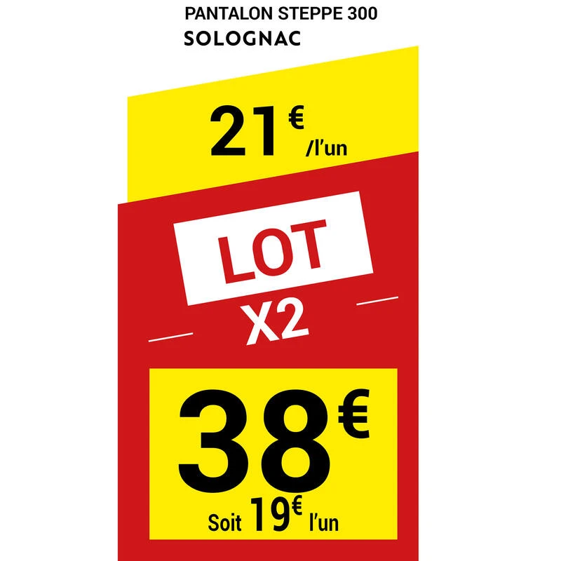 PANTALON CARGO RESISTANT STEPPE 300 GRIS 2 PANTALON CARGO RESISTANT STEPPE 300 GRIS – Image 2