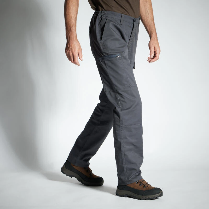 PANTALON CARGO RESISTANT STEPPE 300 GRIS 4 PANTALON CARGO RESISTANT STEPPE 300 GRIS – Image 4