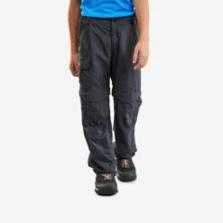 Quechua Pantalon De Randonnée Modulable Enfant MH500 Noir 7-15 Ans