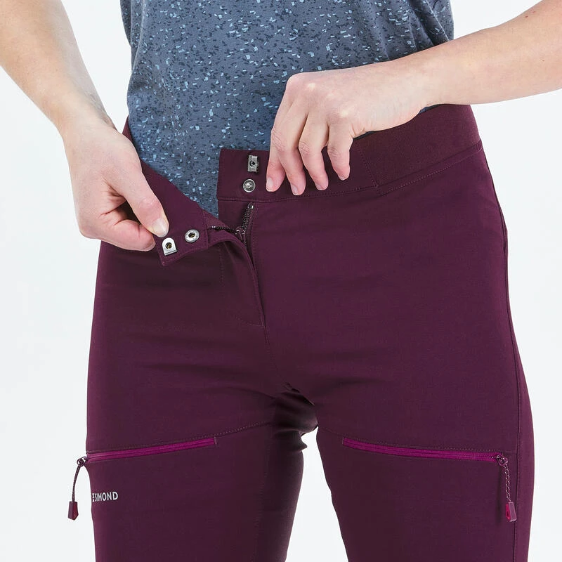 Simond Pantalon Léger D'escalade Et D'alpinisme Femme - ROCK EVO Bordeaux 3 Simond Pantalon Léger D'escalade Et D'alpinisme Femme - ROCK EVO Bordeaux – Image 3