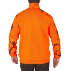 Pull Chasse Renfort Orange Fluo 500 -Regatta Promos Boutique pull chasse renfort orange fluo 500 2