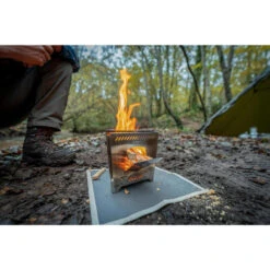 Réchaud à Bois Pliable Bushcraft Bivouac Acier Inoxydable -Regatta Promos Boutique rechaud a bois pliable bushcraft bivouac acier inoxydable 8