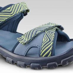 Quechua Sandales De Randonnée Enfant MH100 TW Bleues Et Jaunes - 32 AU 37 -Regatta Promos Boutique sandales de randonnee enfant mh100 tw bleues et jaunes 32 au 37 8