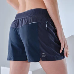 Quechua Short Ultra Léger De Randonnée Rapide FH 900 Femme Bleu Foncé -Regatta Promos Boutique short ultra leger de randonnee rapide fh 900 femme bleu fonce 3