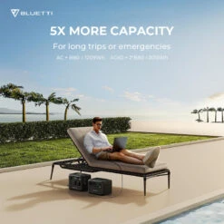 Station Électrique Portable BLUETTI AC60+B80+PV120 Pour Camping -Regatta Promos Boutique station electrique portable bluetti ac60b80pv120 pour camping 2