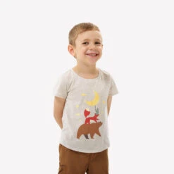 Quechua T-Shirt Enfant MH100 Beige- 2-6 ANS 8 Quechua T-Shirt Enfant MH100 Beige- 2-6 ANS -Regatta Promos Boutique t shirt enfant mh100 beige 2 6 ans 2