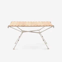 Quechua TABLE DE CAMPING COMPACTE 4/6 PERSONNES - PLATEAU BOIS - POCHE DE RANGEMENT -Regatta Promos Boutique table de camping compacte 46 personnes plateau bois poche de rangement 9