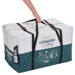 Quechua Tente à Arceaux De Camping - Arpenaz 6.3 F&B - 6 Personnes - 3 Chambres -Regatta Promos Boutique tente a arceaux de camping arpenaz 63 f and b 6 personnes 3 chambres 3