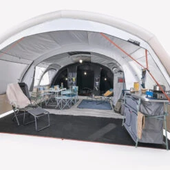 Quechua Tente Gonflable De Camping - Air Seconds 6.3 XXL F&B - 6 Personnes - 3 Chambres -Regatta Promos Boutique tente gonflable de camping air seconds 63 xxl f and b 6 personnes 3 chambres 3