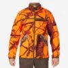 VESTE CHASSE REVERSIBLE SILENCIEUSE CAMOUFLAGE/CAMOUFLAGE FLUO