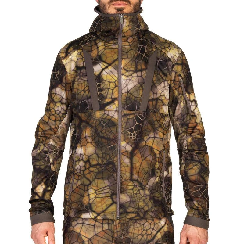 Veste Chasse Silencieuse Chaude Respirante 900 Camouflage Furtiv 3 Veste Chasse Silencieuse Chaude Respirante 900 Camouflage Furtiv – Image 3