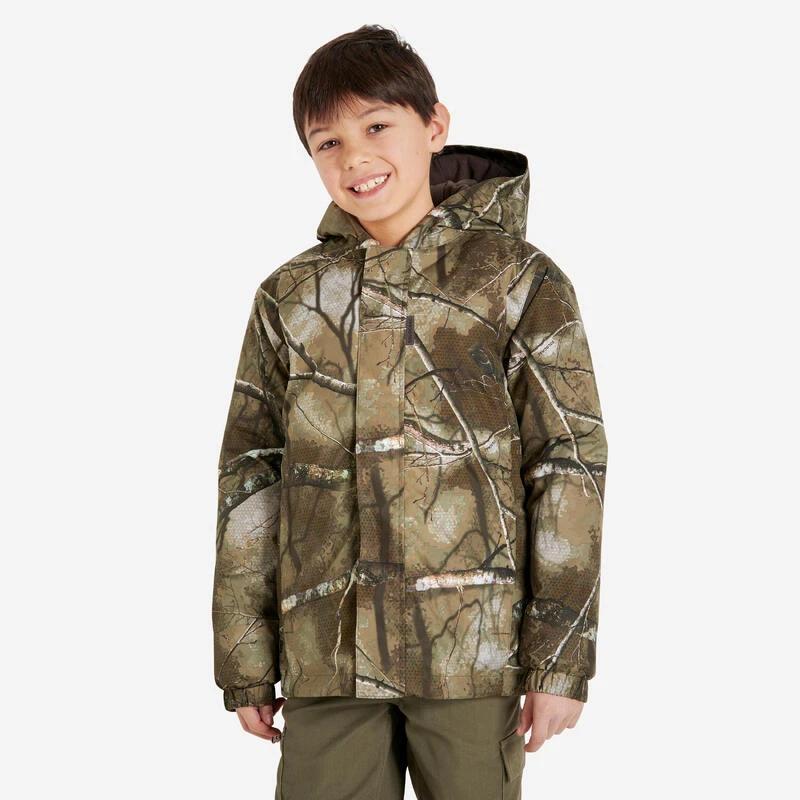 VESTE CHAUDE JUNIOR 100 CAMOUFLAGE TREEMETIC 2 VESTE CHAUDE JUNIOR 100 CAMOUFLAGE TREEMETIC – Image 2