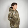 VESTE CHAUDE JUNIOR 100 CAMOUFLAGE TREEMETIC