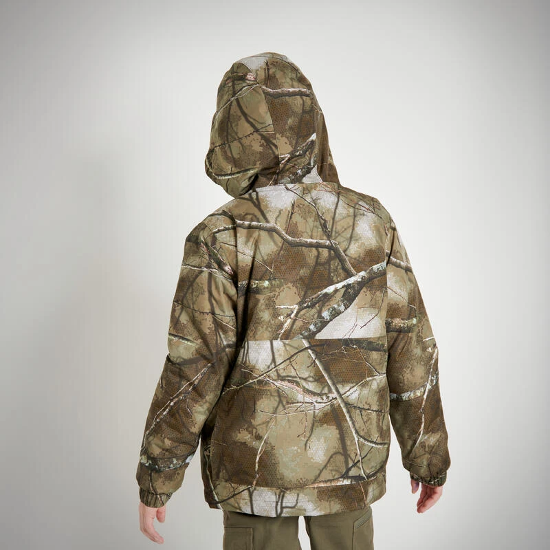 VESTE CHAUDE JUNIOR 100 CAMOUFLAGE TREEMETIC 3 VESTE CHAUDE JUNIOR 100 CAMOUFLAGE TREEMETIC – Image 3