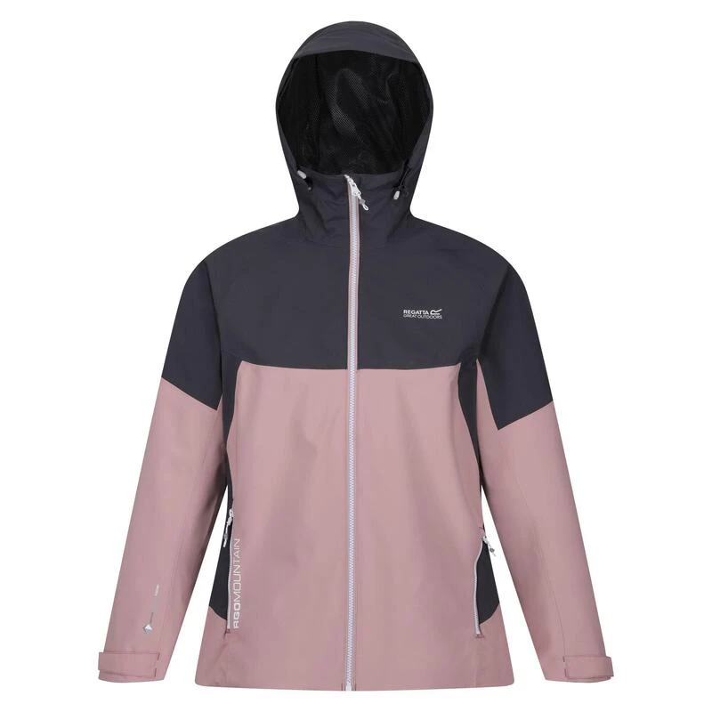 Regatta Veste Imperméable BOSFIELD Femme (Mauve Clair / Gris Phoque) 1 Regatta Veste Imperméable BOSFIELD Femme (Mauve Clair / Gris Phoque)