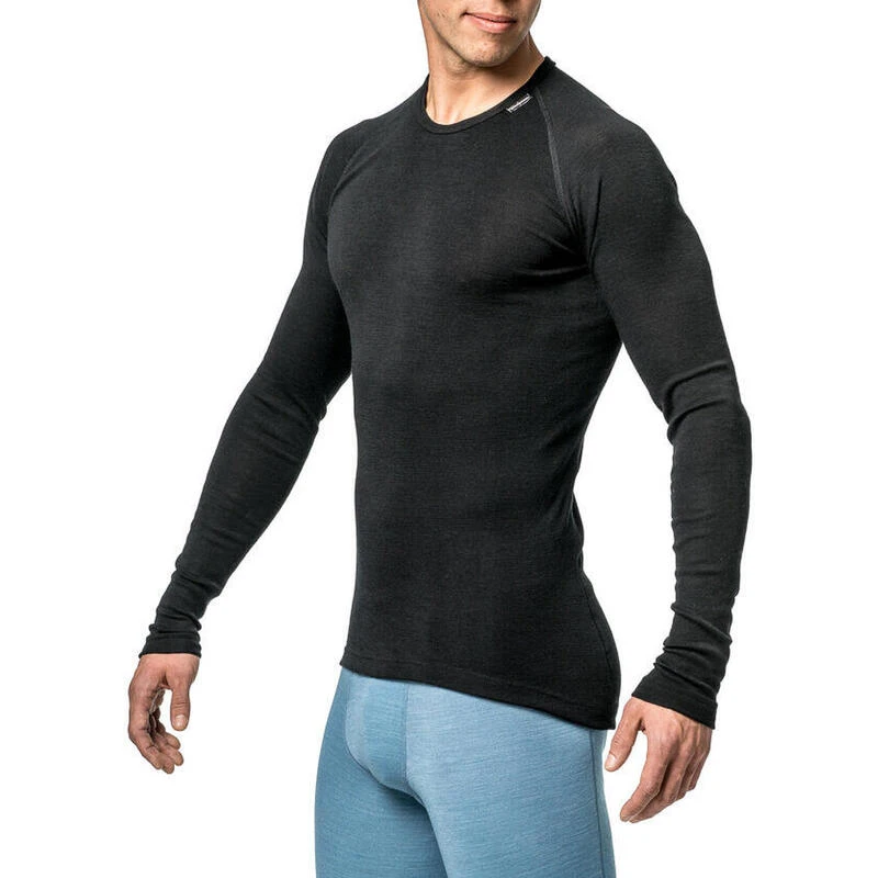 Woolpower Merino Base Layer Crewneck LITE - Noir 5 Woolpower Merino Base Layer Crewneck LITE - Noir – Image 5